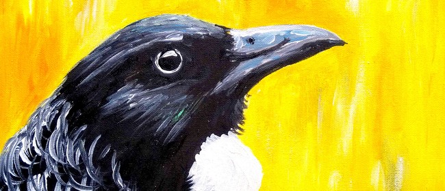 Paint and Wine Night in Napier - Kowhai Tui