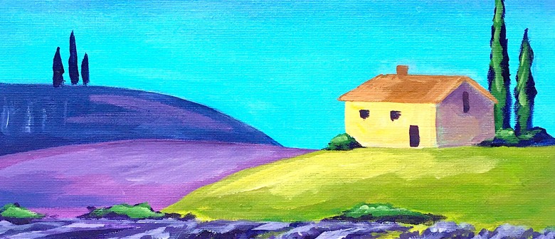 Paint and Wine Night - Lavender Fields
