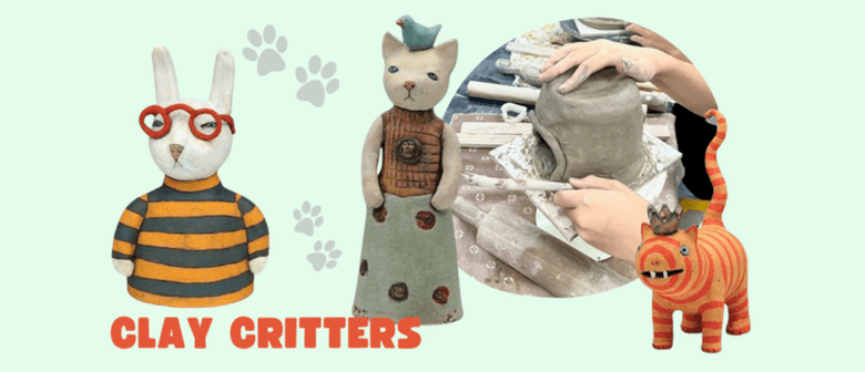 Clay Critters Workshop, Ages: 15+ MO02