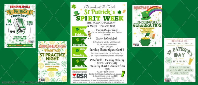 St Patrick's Spirit Week -The Road to Malarky