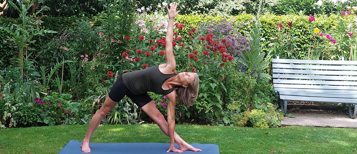 Yoga On the Lawn Yoga Class on the Lawn at Olveston Historic Home