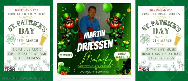 St Patricks Day - Martin Driessen On the Road to Malarkey
