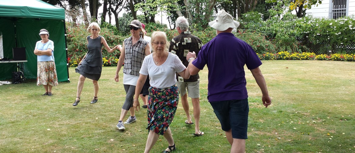 Scottish Country Dancing Scottish country dancing in the park