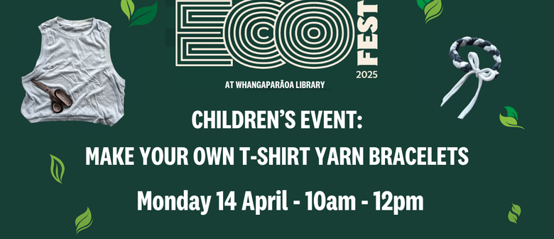 Children's EcoFest Make Your Own T-Shirt Yarn Bracelets