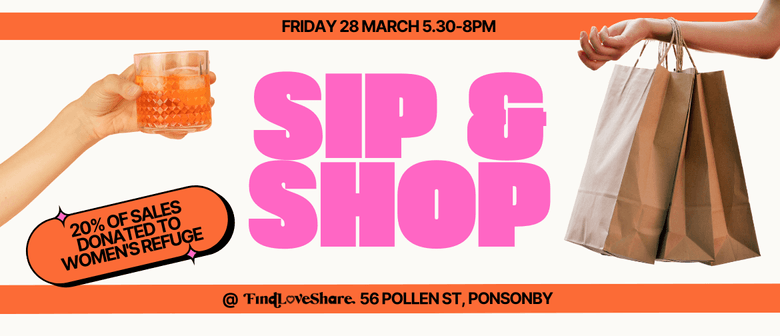 Sip & Shop at Find Love Share