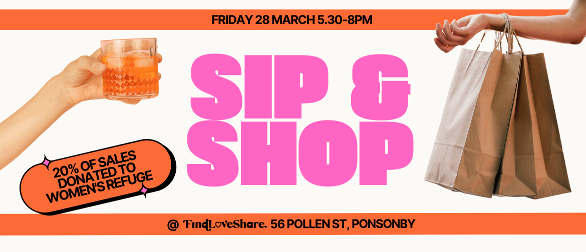 Sip & Shop at Find Love Share Sip & Shop at Find Love Share