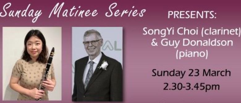 SongYi Choi (Clarinet) and Guy Donaldson (Piano)