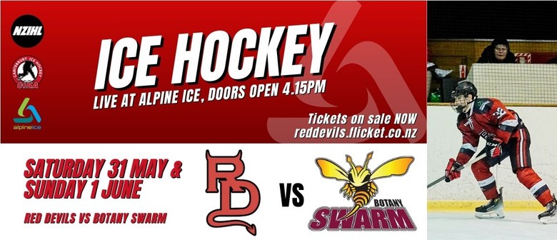 Ice Hockey - Canterbury Red Devils vs Botany Swarm
