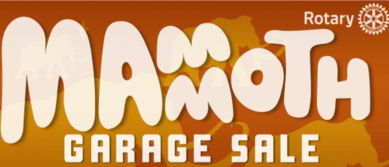 Rotary Mammoth Garage Sale and Book Fair