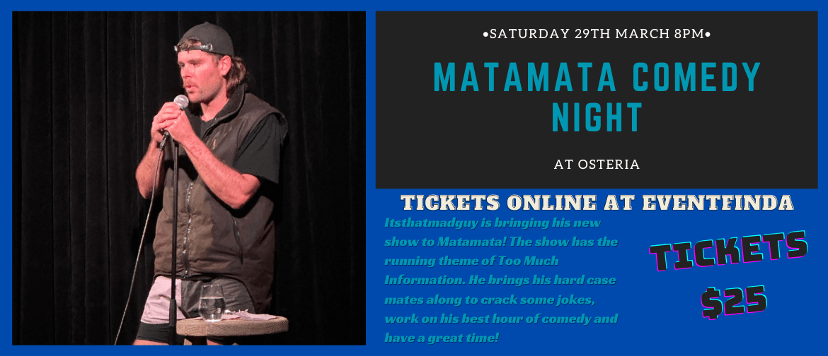 Matamata Comedy Night Matamata Comedy Night
