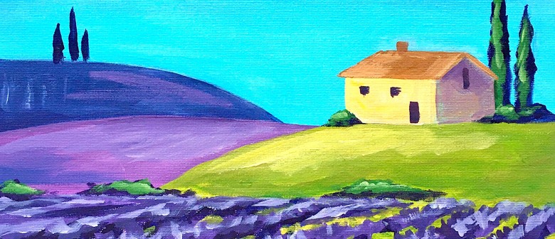 Paint and Wine Night in Hamilton - Lavender Fields