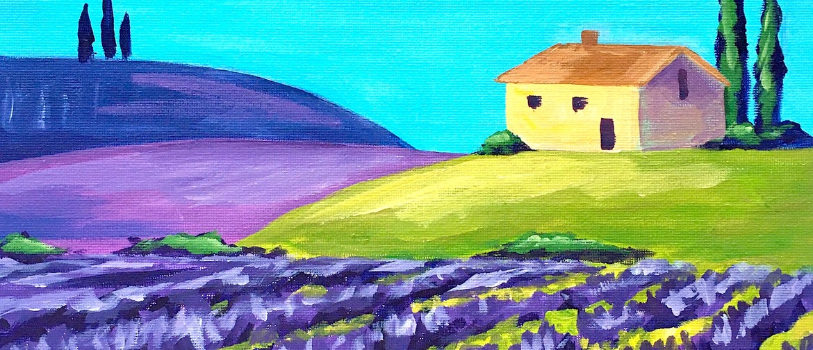 Paint and Wine Night in Napier - Lavender Fields Paint and Wine Night in Napier - Lavender Fields