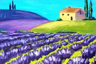 Paint and Wine Night in Napier - Lavender Fields