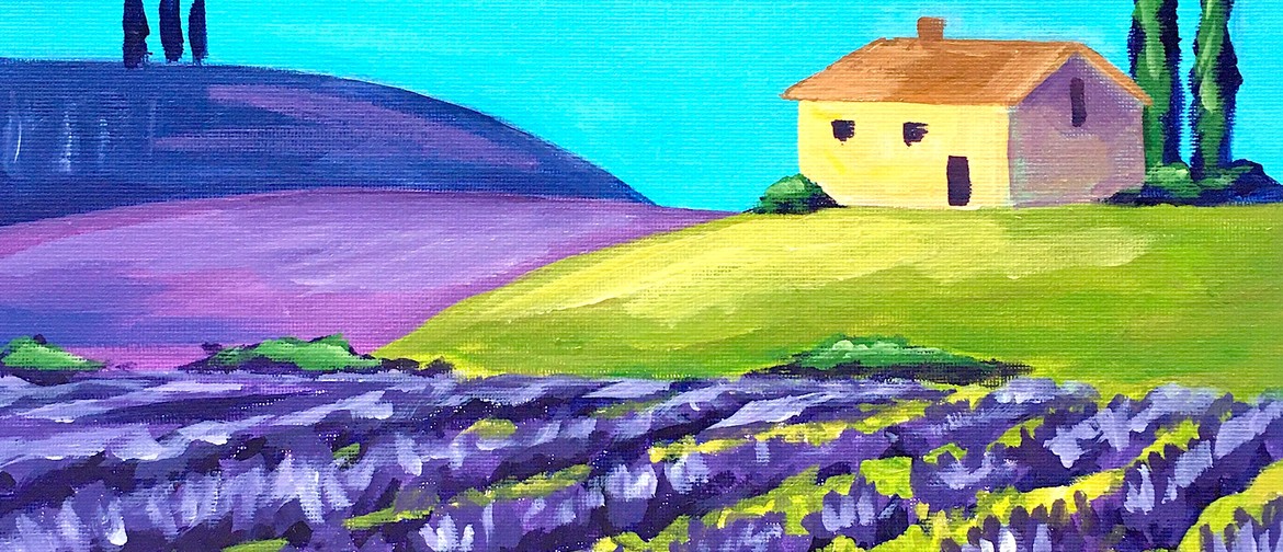 Paint and Wine Night - Lavender Fields
