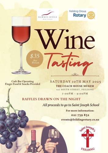 Feilding Oroua Rotary - Wine Tasting