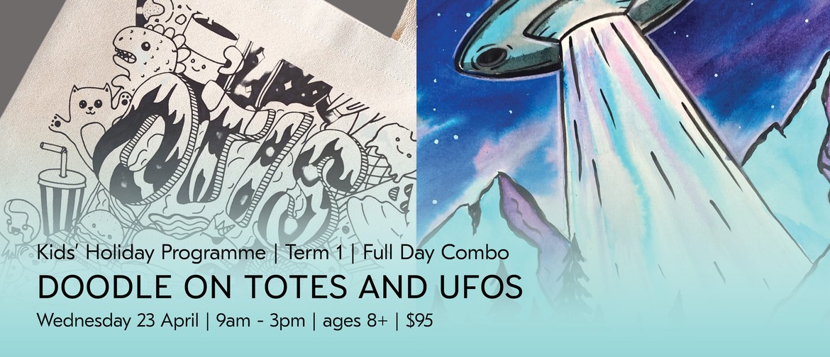 Full Day Combo - Doodle on Totes and UFOS Full Day Combo - Doodle on Totes and UFOS