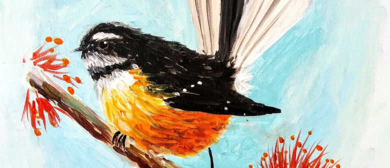 Paint and Wine Night in Dunedin - Piwakawaka