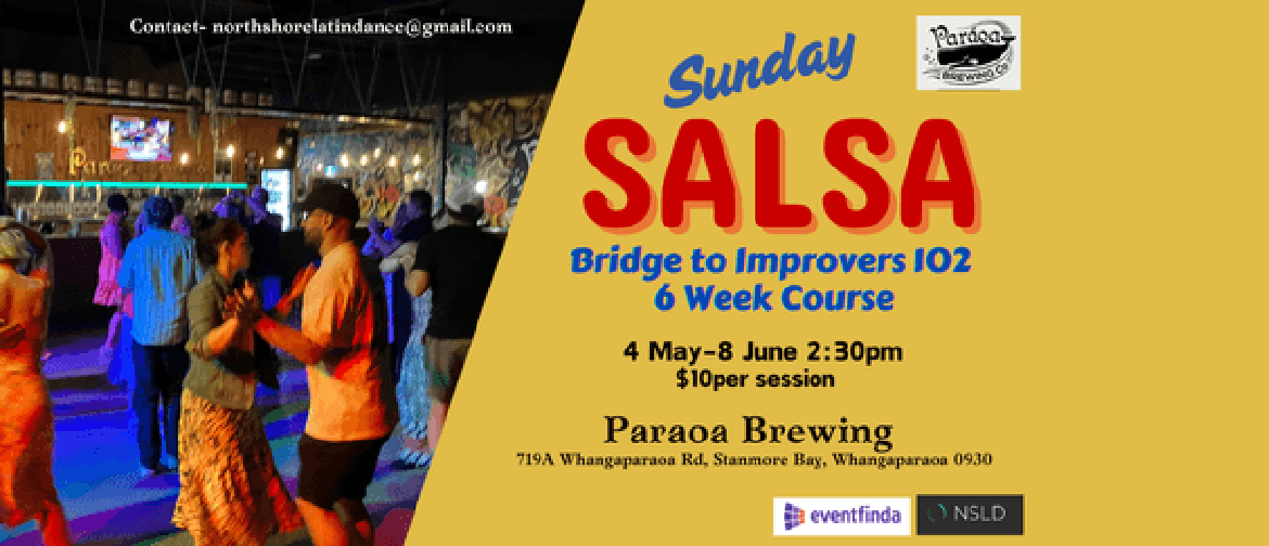 Hibiscus Coast Salsa 102 Bridge to Improvers 6 Week Course Hibiscus Coast Salsa 102 Bridge to Improvers 6 Week Course