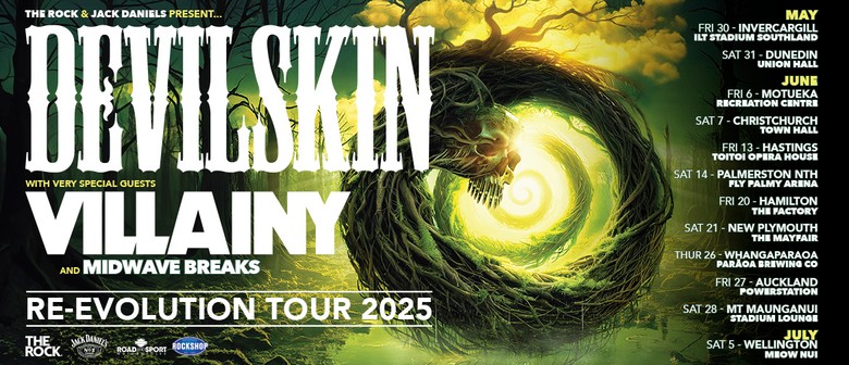 DEVILSKIN - Re-Evolution NZ Tour