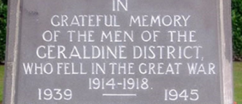 Geraldine ANZAC Day Commemorative Service