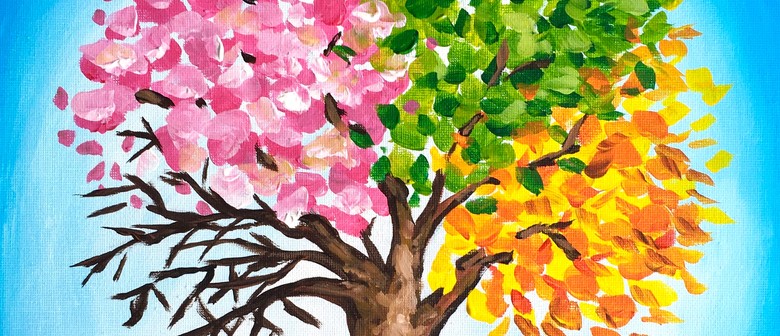 Paint and Wine Night - Four Seasons Tree