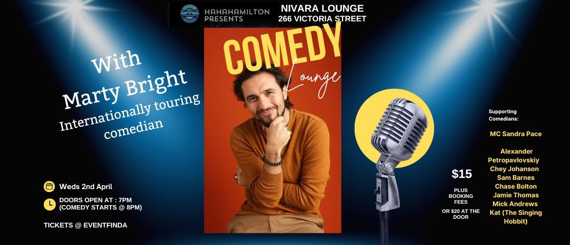 HaHaHamilton Presents The April Comedy Lounge HaHaHamilton Presents The April Comedy Lounge