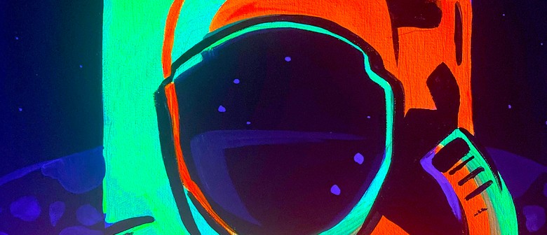 Glow in the Dark Paint Party: Houston, We Have A Painting