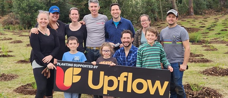 Greening Taupo Community Planting Day with Upflow