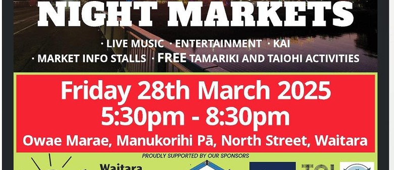 Waitara Night Markets 2025 Season Finale