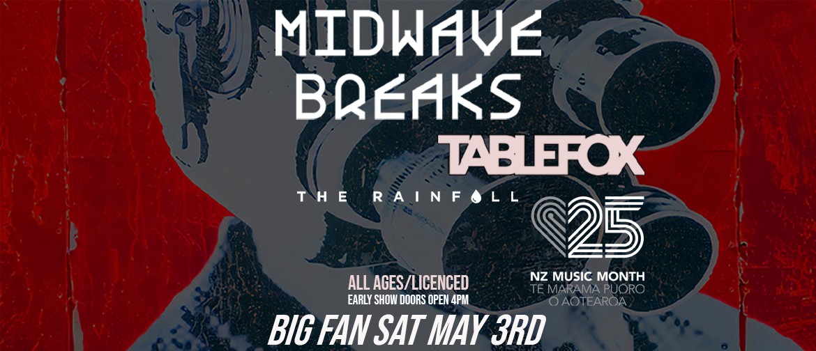 Midwave Breaks, Tablefox & The Rainfall Midwave Breaks, Tablefox & The Rainfall