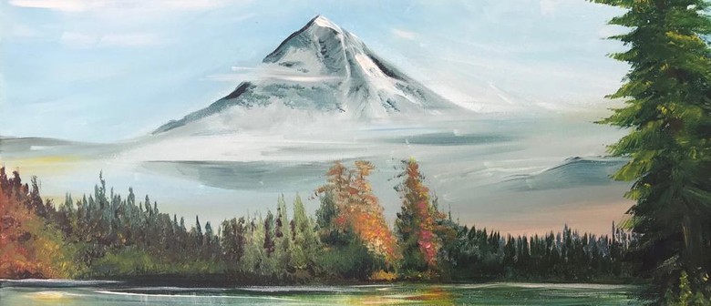 Sip & Paint - Bob Ross Mountain & Lake