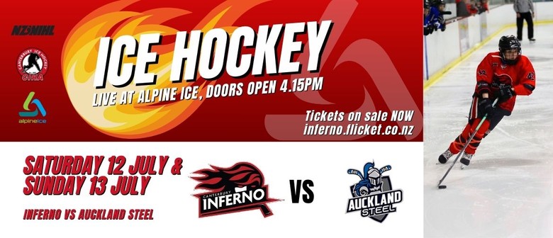 Ice Hockey - Canterbury Inferno vs Auckland Steel