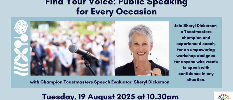 Find Your Voice: Public Speaking for Every Occasion