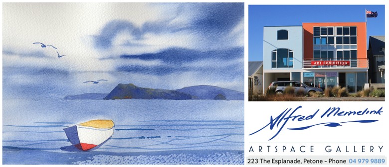 Family Watercolour Art Class - Rowboat on Petone Beach