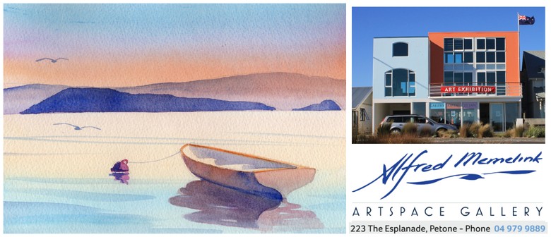 Wine & Watercolour Evening - Lowry Bay Sunset
