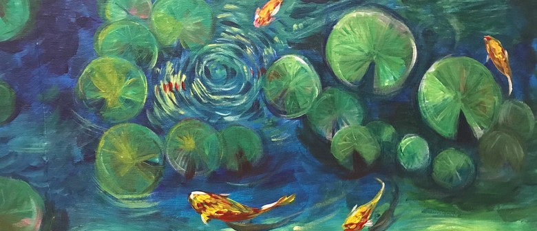 Sip & Paint - Water Lilies & Koi