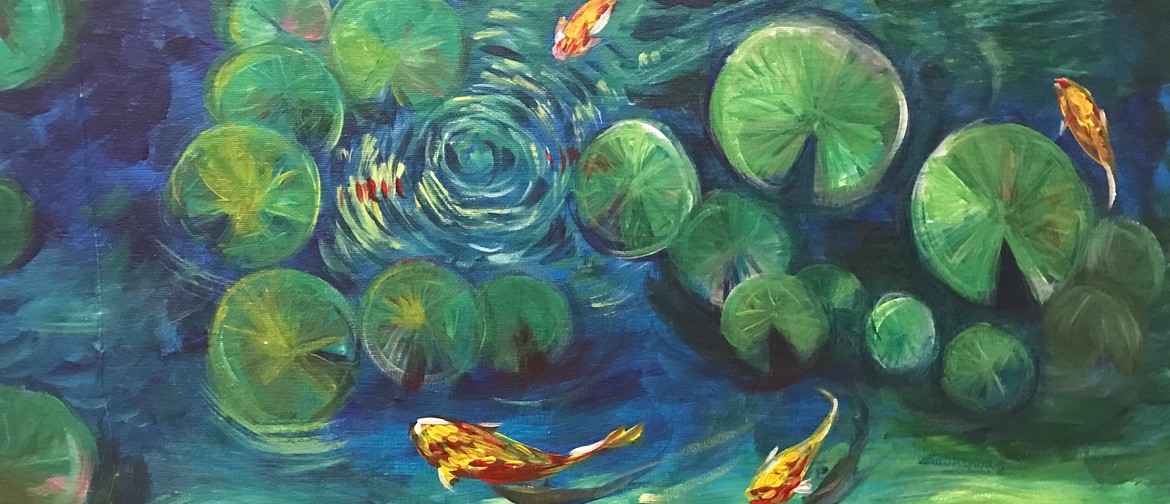 Sip & Paint - Water Lilies & Koi Sip & Paint - Water Lilies & Koi
