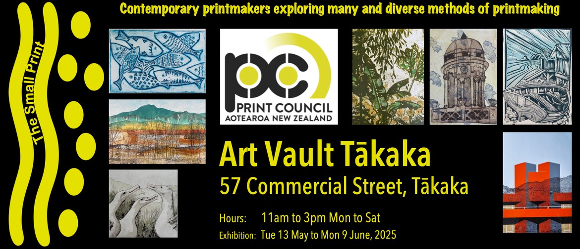 PCANZ Small Print Exhibition Series 2025-2026