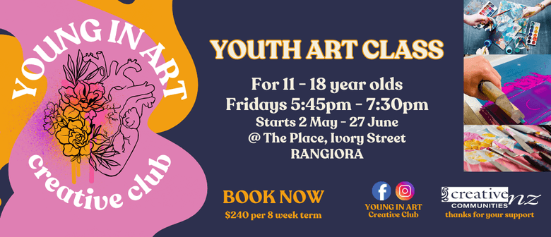 Young In Art Creative Club (Art Classes for 11-18 Years)