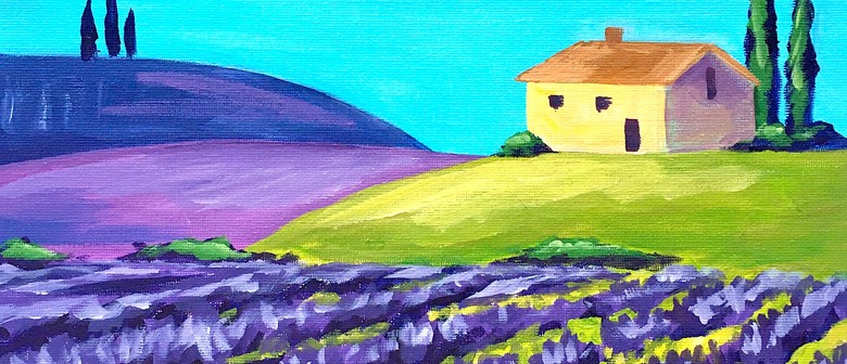 Paint and Wine Night - Lavender Fields
