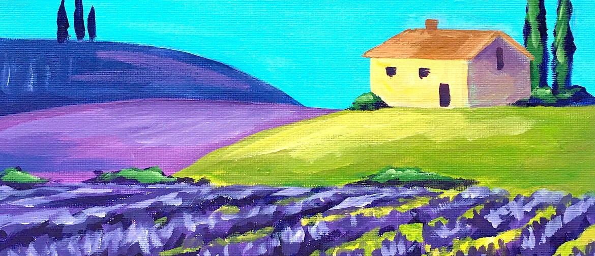 Paint and Wine Night - Lavender Fields Paint and Wine Night - Lavender Fields