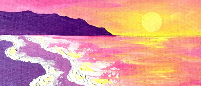 Textured Art and Wine Night - Textured: Sunset Beach