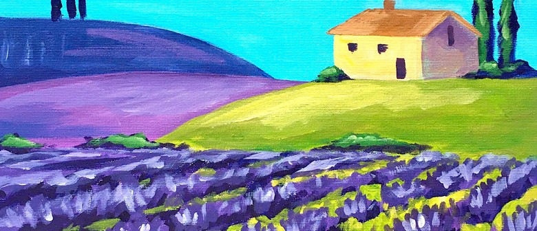 Paint and Wine Night in Timaru - Lavender Fields