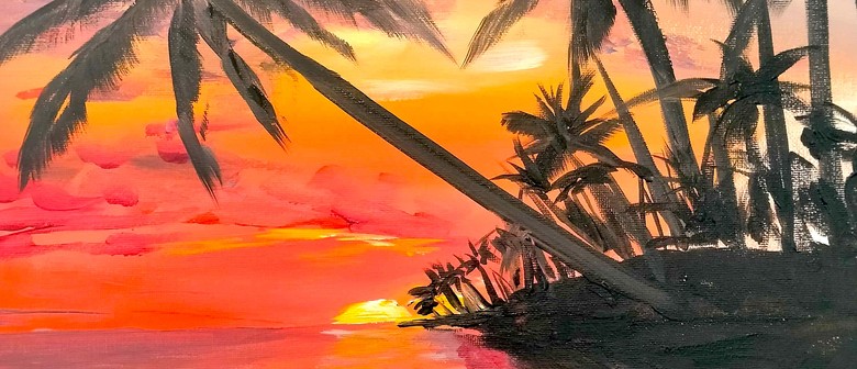 Paint and Wine Night - Tropical Paradise