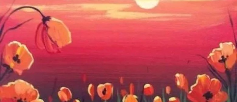 Paint and Sip Session - Painting 'Lest We Forget'