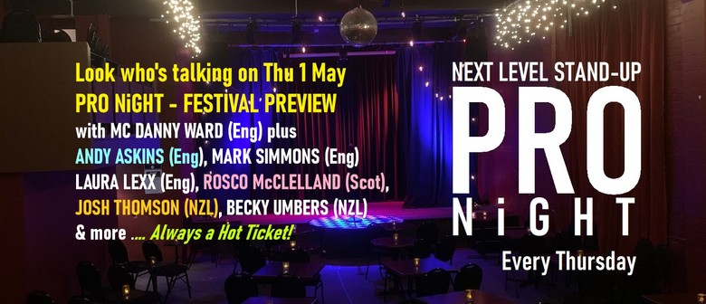 PRO NiGHT... Next Level Premium Live Comedy in 2025