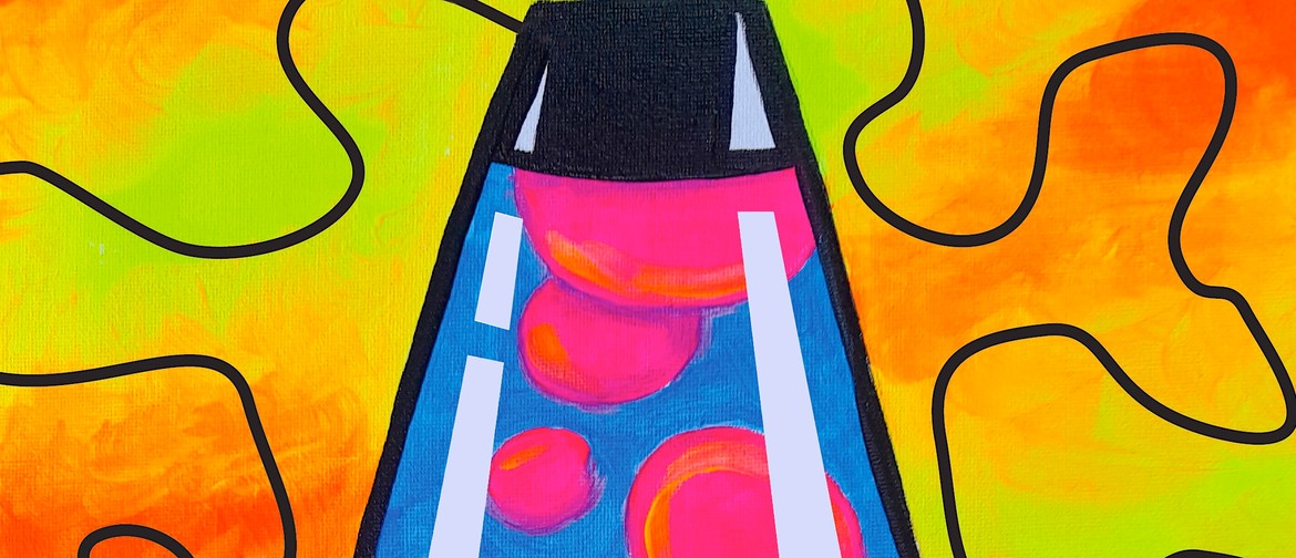 Glow in the Dark Paint Party: Lava Lamp