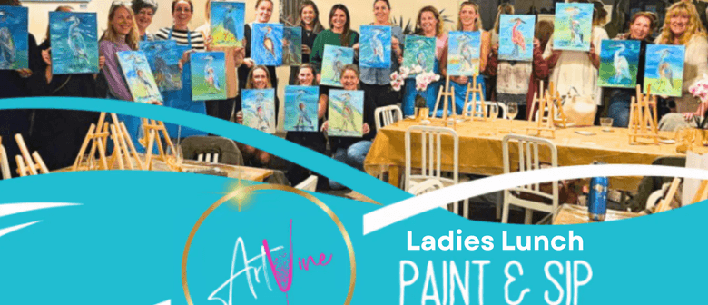 Bubbles & Brushes Ladies Paint & Sip Lunch