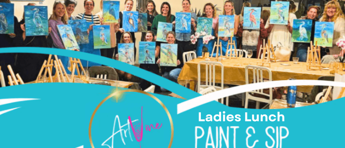 Bubbles & Brushes Ladies Paint & Sip Lunch