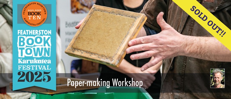 Paper-Making Workshop: SOLD OUT